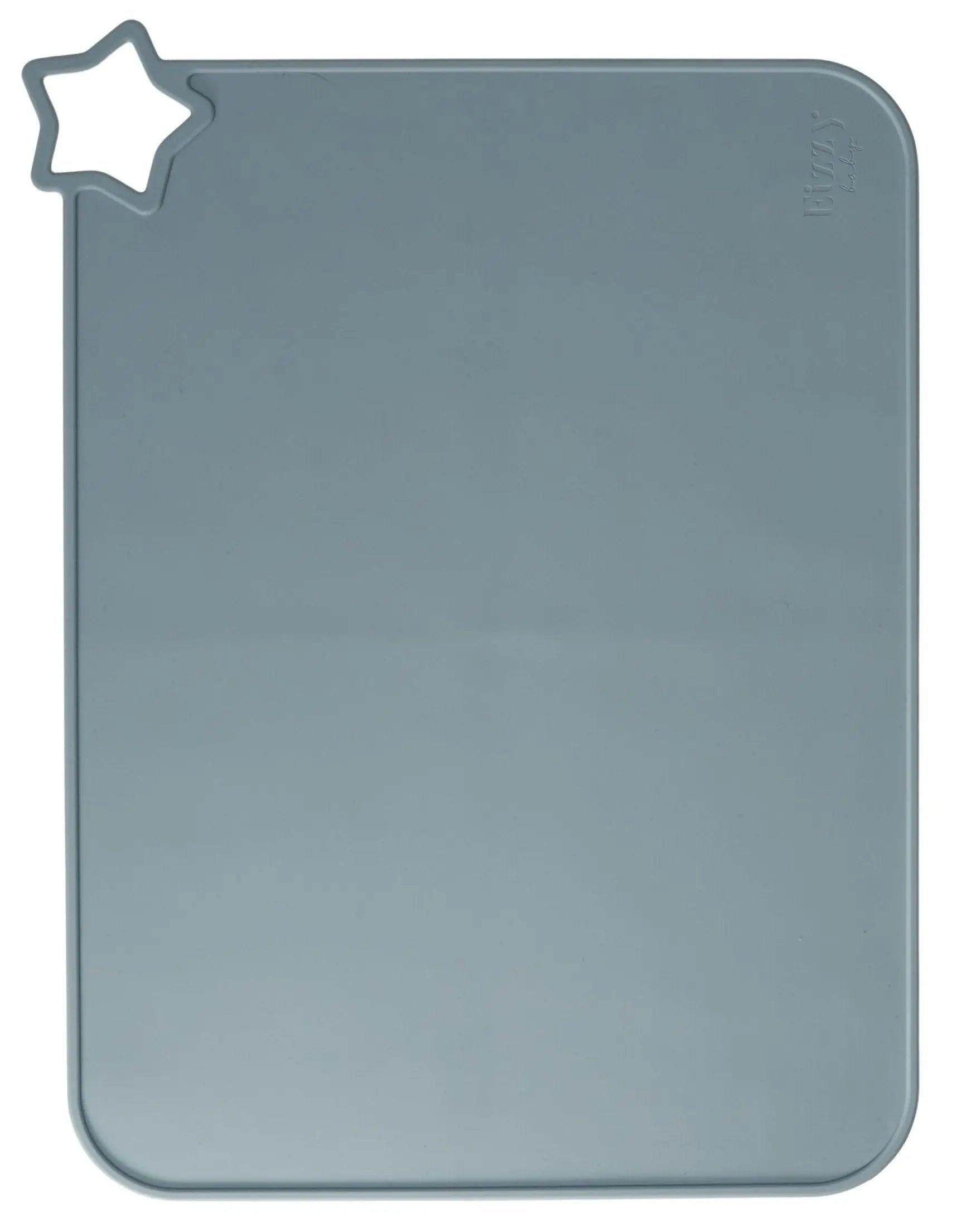Silicone Place Mat (Muted Blue) - Cutting board, Plastic, File folder | Everetts Place