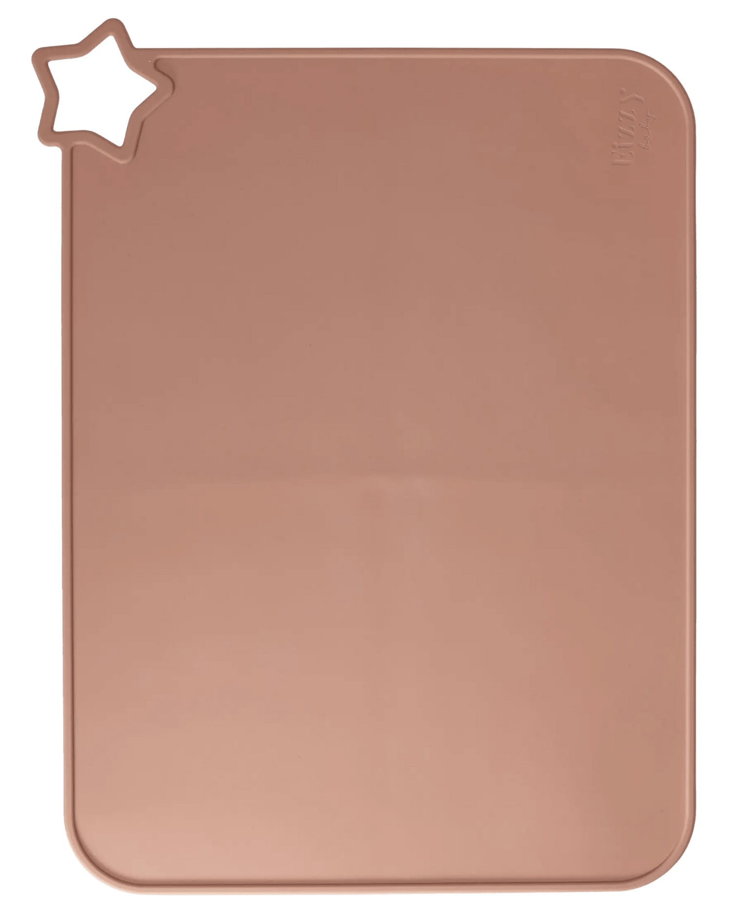 Silicone Place Mat (Muted Pink) - Brown, Mousepad | Everetts Place