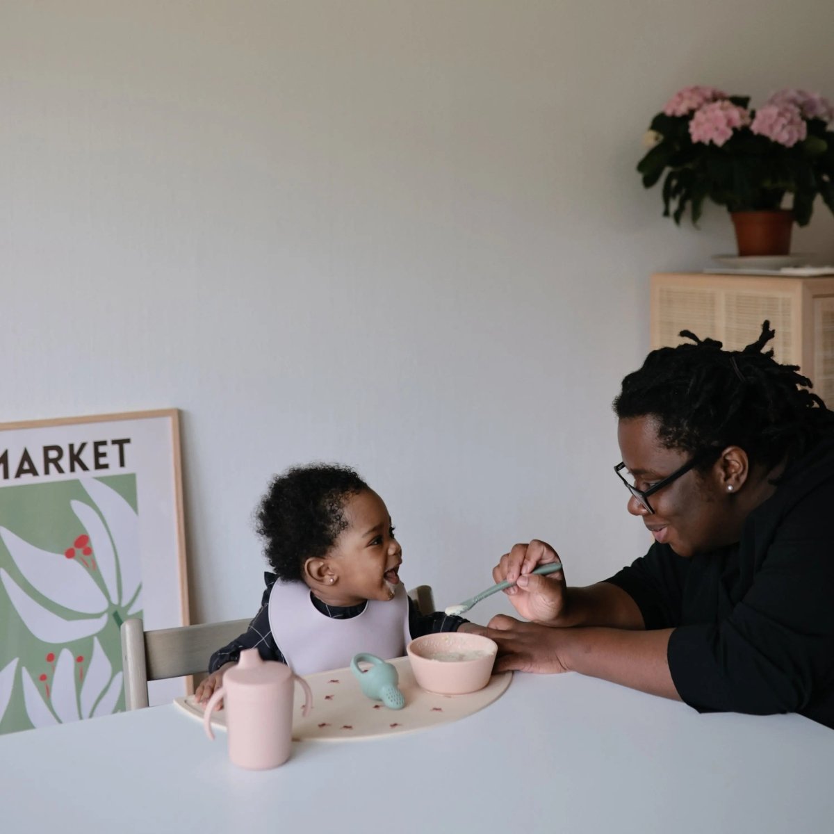 Mushie Silicone Placemat for Kids Durable and Easy to Clean Food Grade Silicone Stylish Design - 