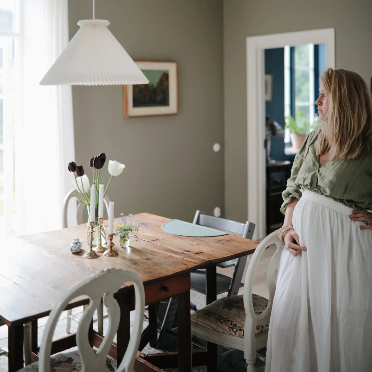 Mushie Silicone Placemat for Kids Durable and Easy to Clean Food Grade Silicone Stylish Design - 