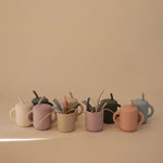 Mushie Silicone Replacement Straws 5 Pack for Mushie Silicone Training Cup - Everetts Place Boutique - 