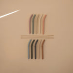 Mushie Silicone Replacement Straws 5 Pack for Mushie Silicone Training Cup - Everetts Place Boutique - 