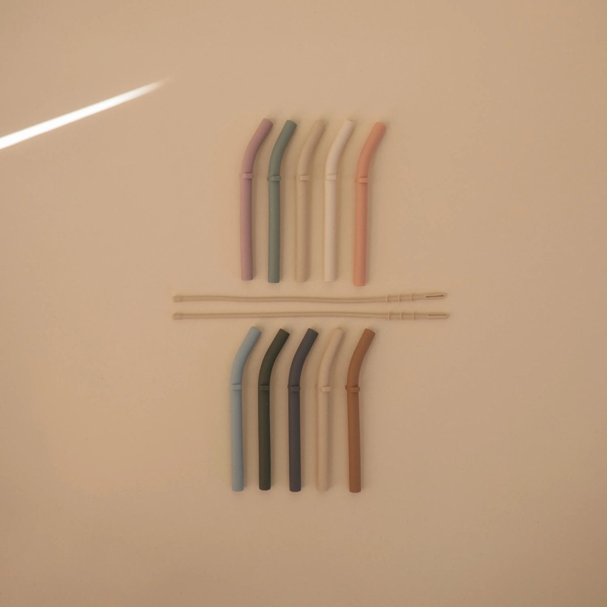 Mushie Silicone Replacement Straws 5 Pack for Mushie Silicone Training Cup - Everetts Place Boutique - 