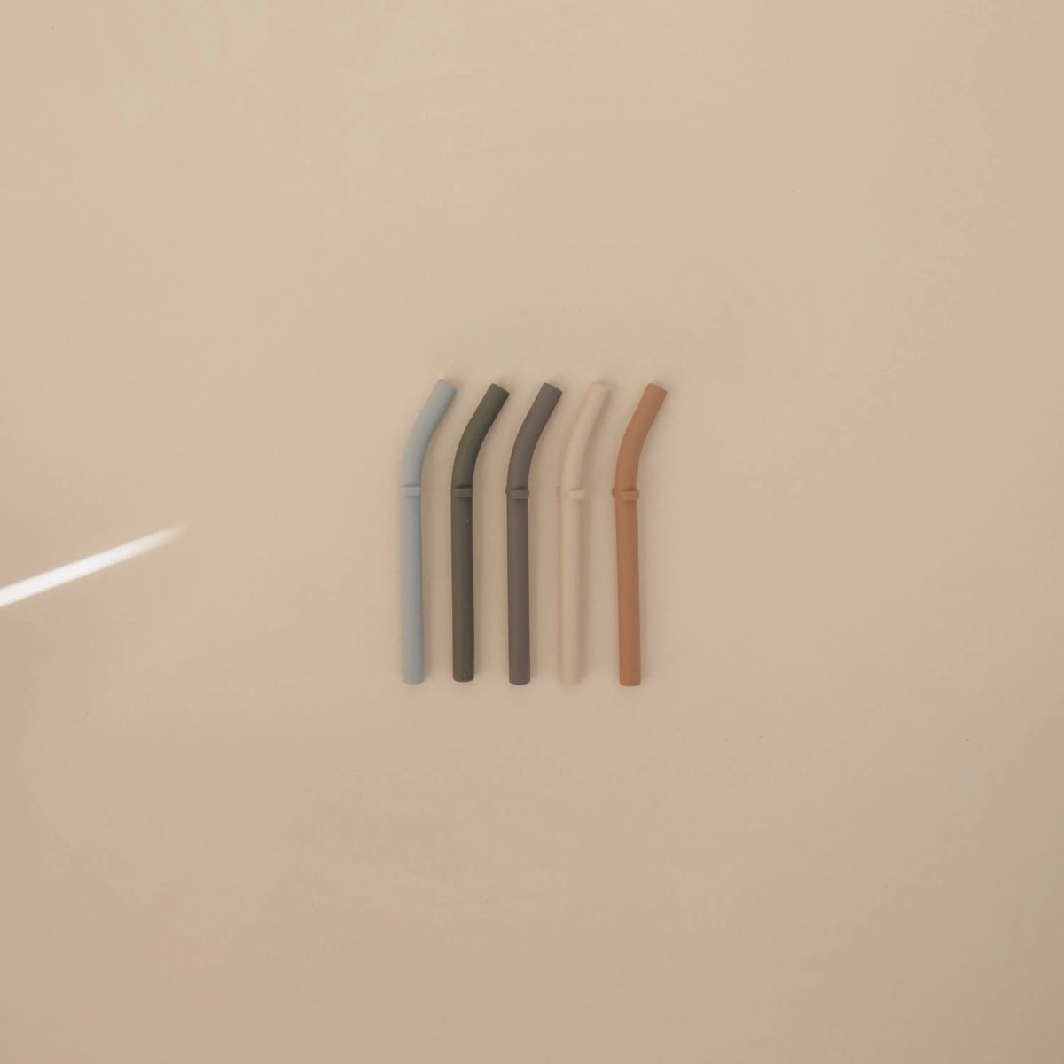 Mushie Silicone Replacement Straws 5 Pack for Mushie Silicone Training Cup - Everetts Place Boutique - 