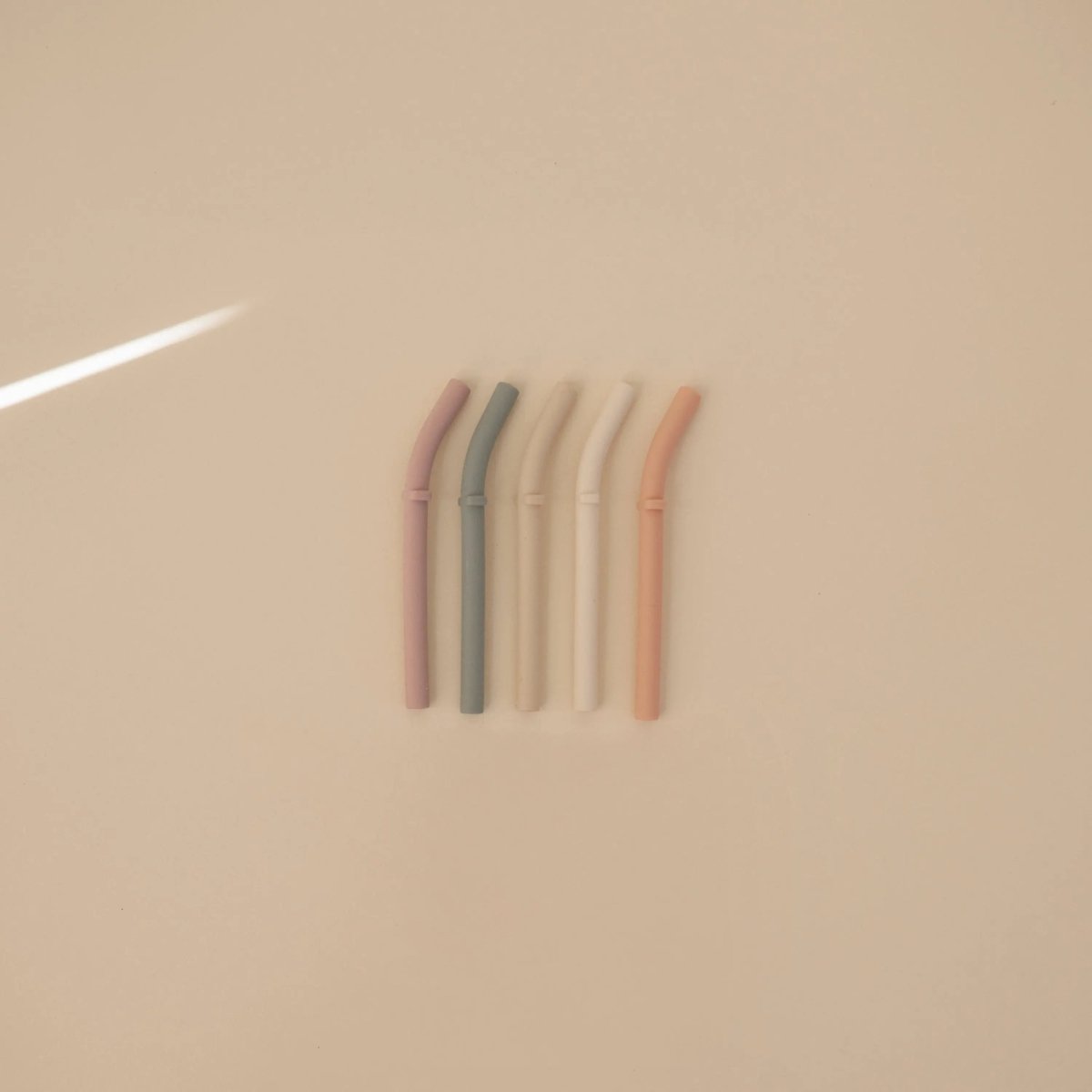 Mushie Silicone Replacement Straws 5 Pack for Mushie Silicone Training Cup - Everetts Place Boutique - 