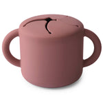 Mushie Silicone Snack Cup with Easy Grip Handles Spill Proof Design for Toddlers - Everetts Place Boutique - 