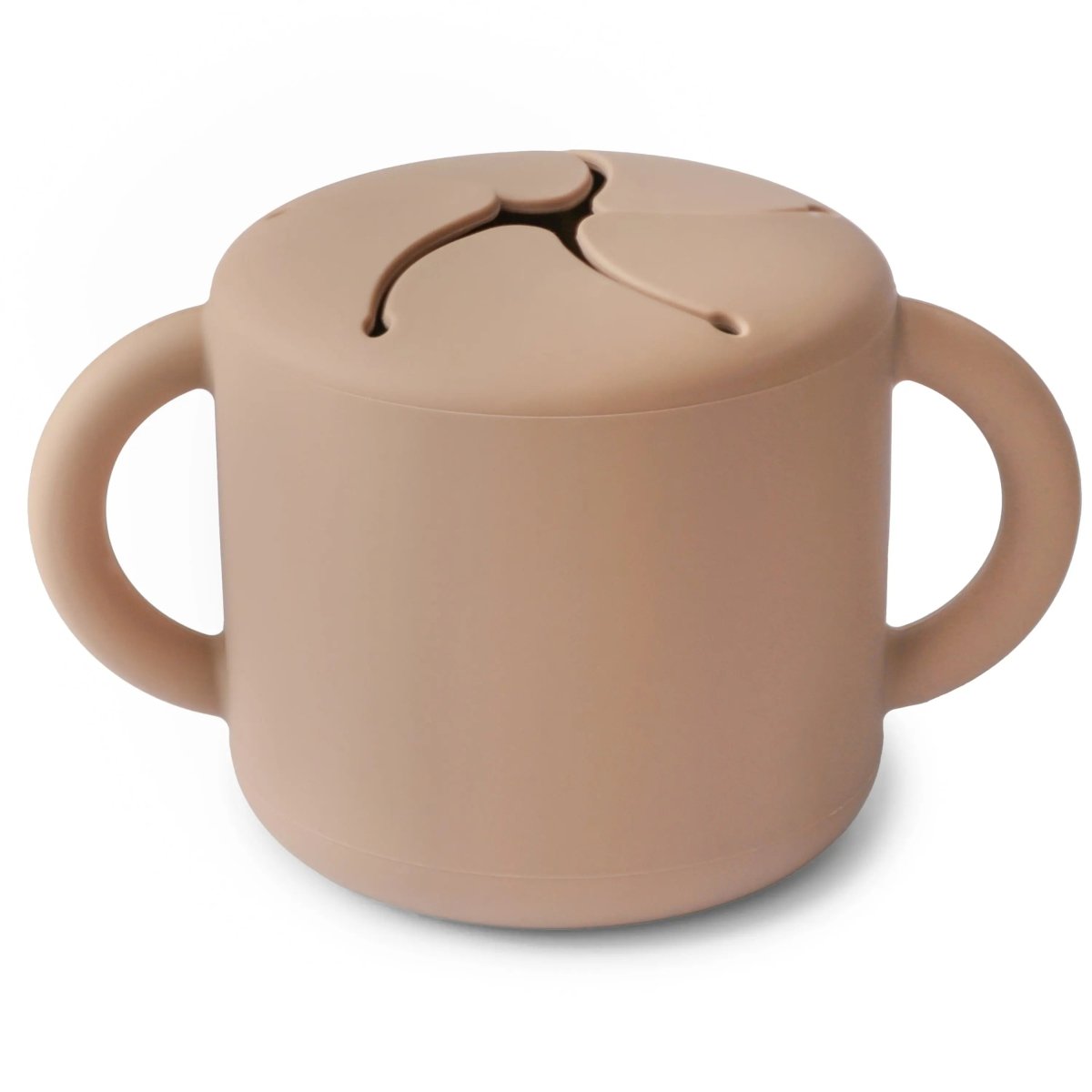 Mushie Silicone Snack Cup with Easy Grip Handles Spill Proof Design for Toddlers - Everetts Place Boutique - 