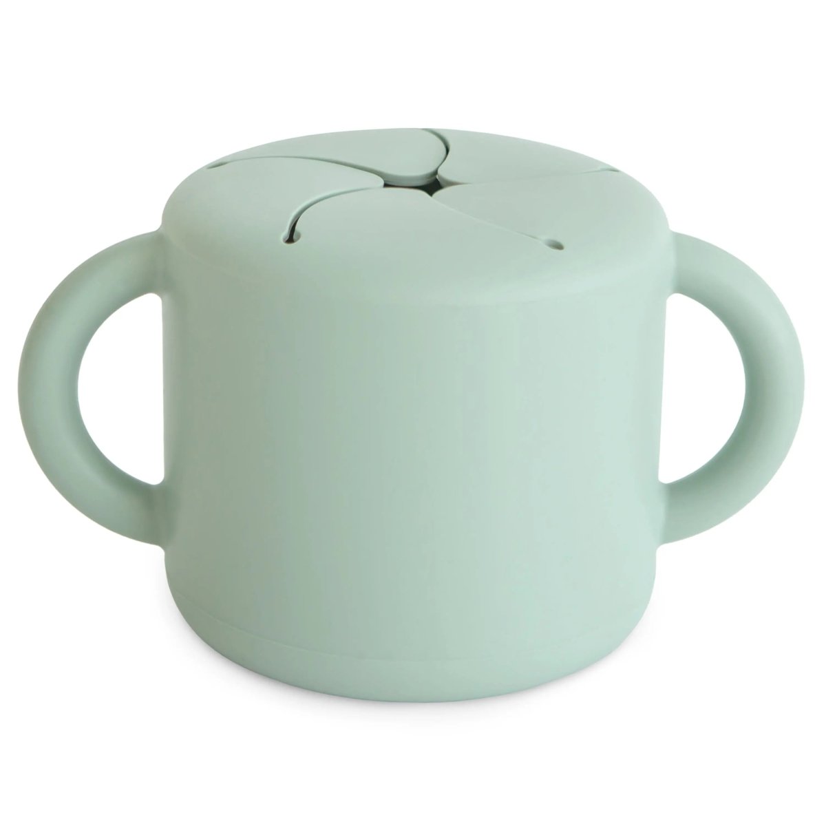 Mushie Silicone Snack Cup with Easy Grip Handles Spill Proof Design for Toddlers - Everetts Place Boutique - 