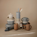 Mushie Silicone Snack Cup with Easy Grip Handles Spill Proof Design for Toddlers - Everetts Place Boutique - 