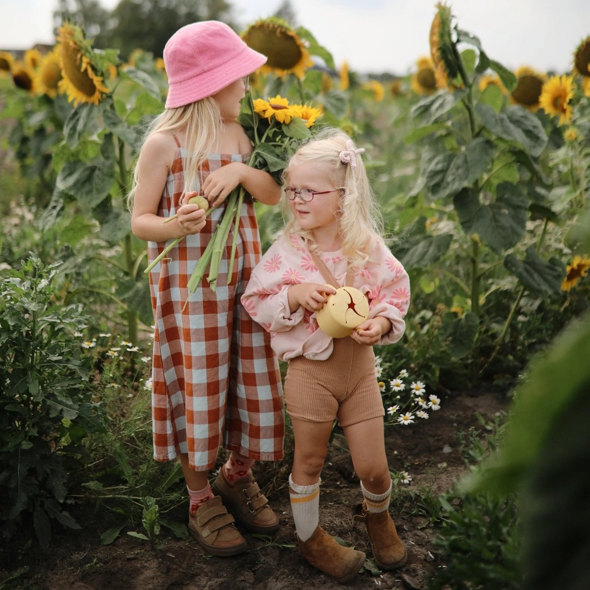 Mushie Silicone Snack Cup with Easy Grip Handles Spill Proof Design for Toddlers - Everetts Place Boutique - 