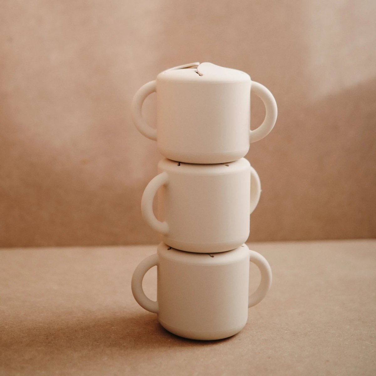 Mushie Silicone Snack Cup with Easy Grip Handles Spill Proof Design for Toddlers - Everetts Place Boutique - 