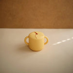 Mushie Silicone Snack Cup with Easy Grip Handles Spill Proof Design for Toddlers - Everetts Place Boutique - 