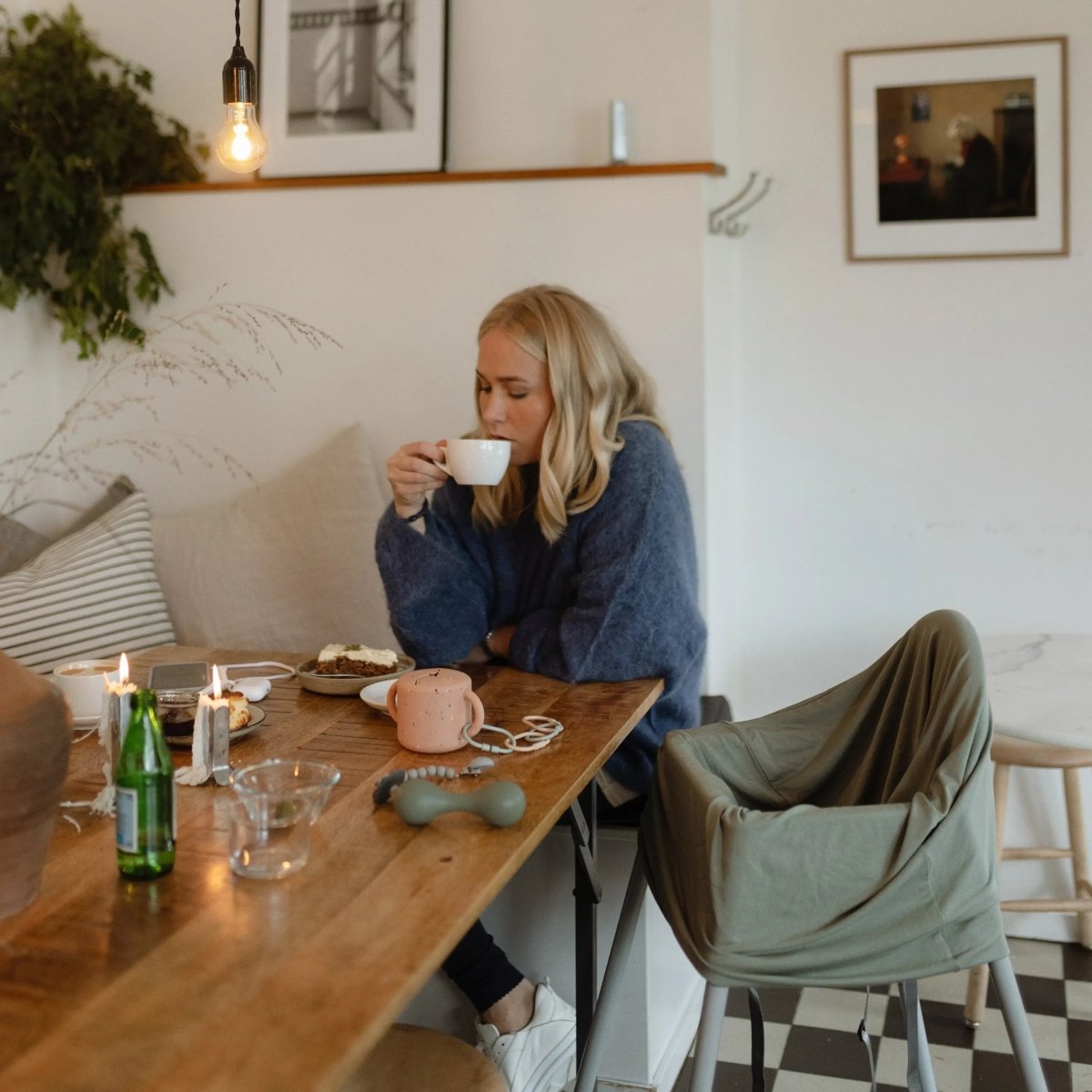 Mushie Silicone Snack Cup with Easy Grip Handles Spill Proof Design for Toddlers - Everetts Place Boutique - 