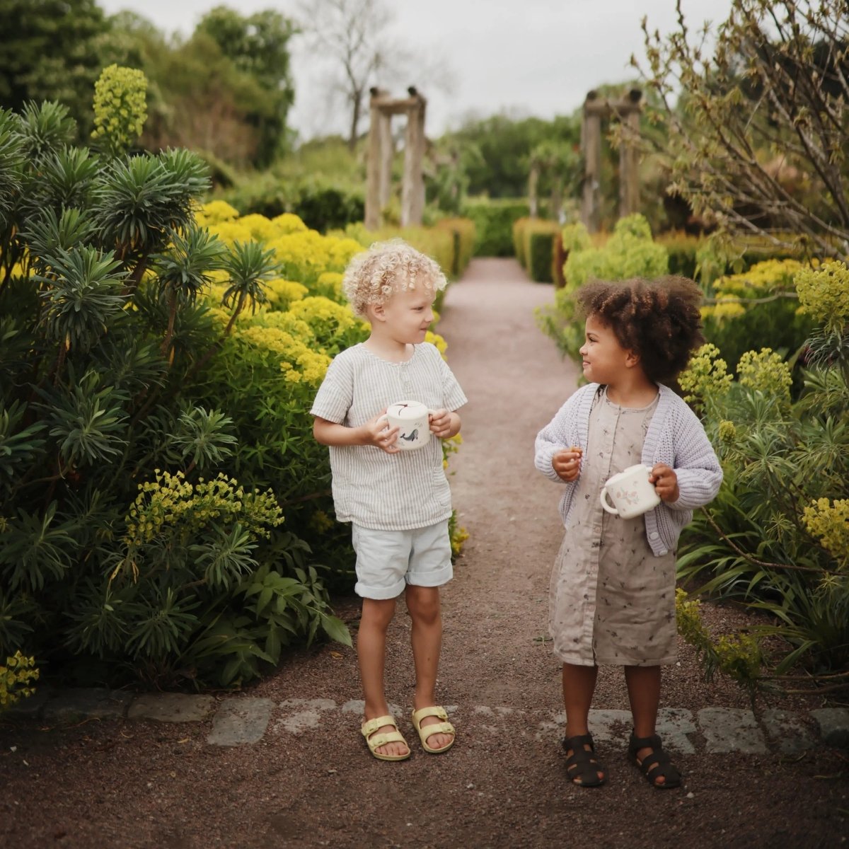 Mushie Silicone Snack Cup with Easy Grip Handles Spill Proof Design for Toddlers - Everetts Place Boutique - 