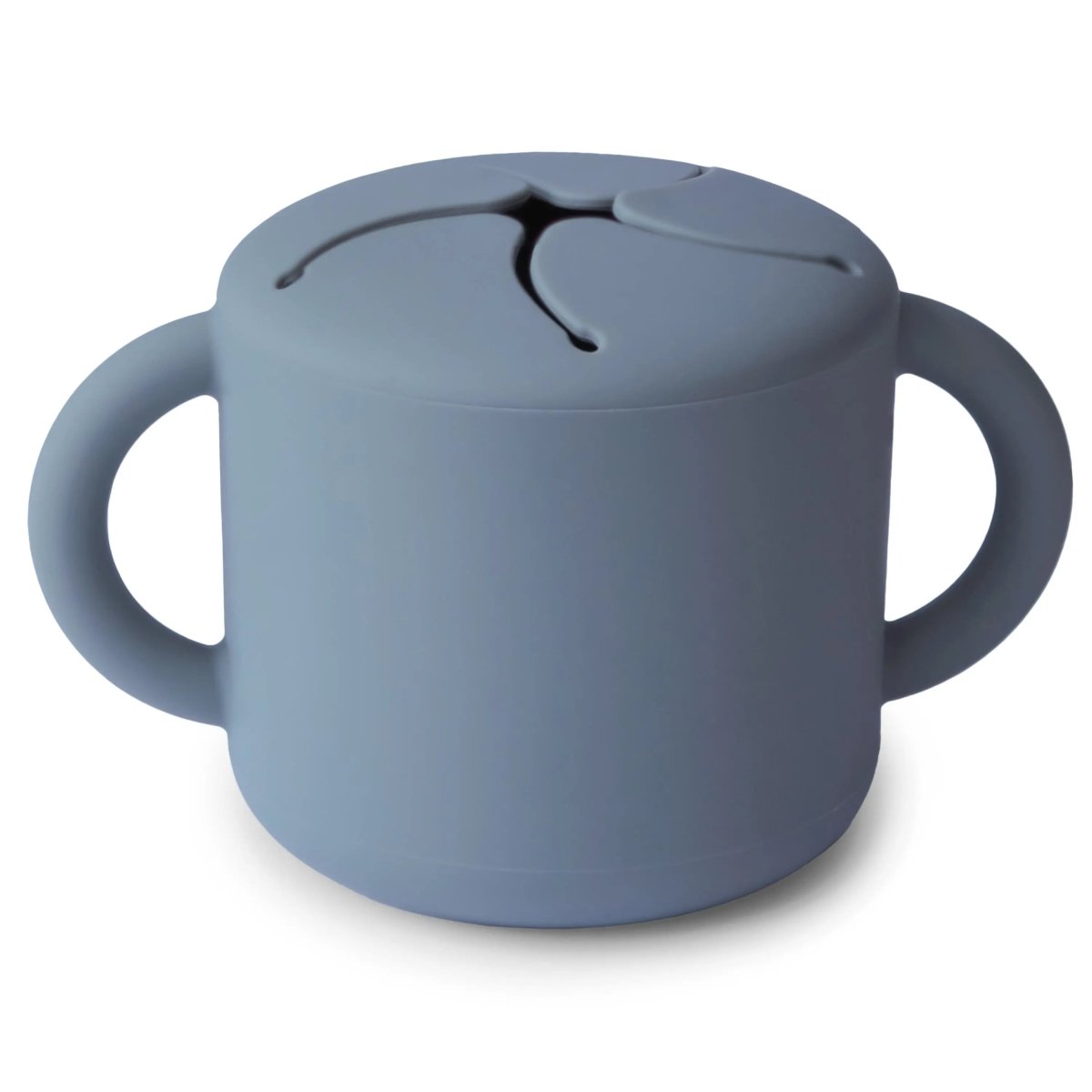 Mushie Silicone Snack Cup with Easy Grip Handles Spill Proof Design for Toddlers - Everetts Place Boutique - 