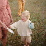 Mushie Silicone Snack Cup with Easy Grip Handles Spill Proof Design for Toddlers - Everetts Place Boutique - 