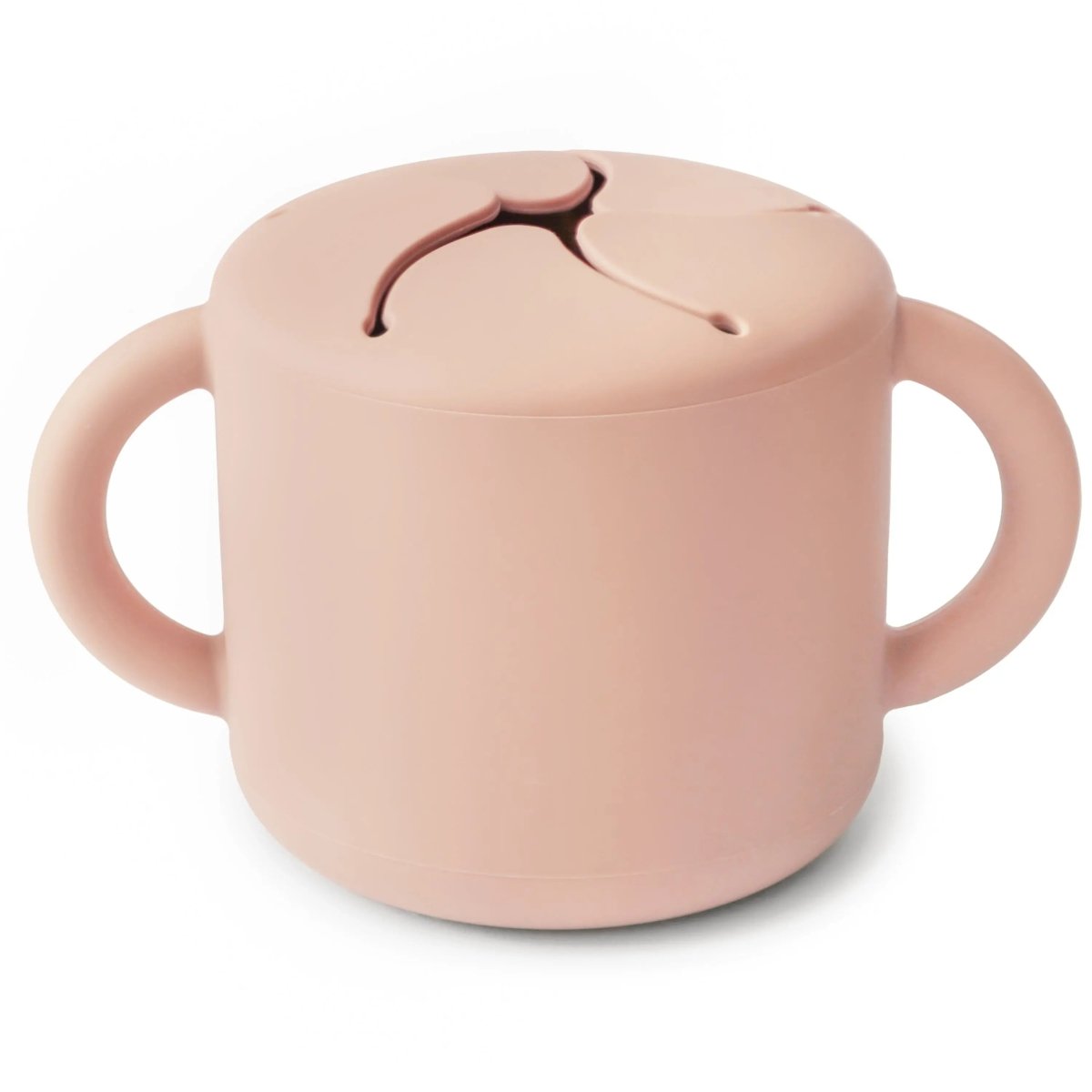 Mushie Silicone Snack Cup with Easy Grip Handles Spill Proof Design for Toddlers - Everetts Place Boutique - 