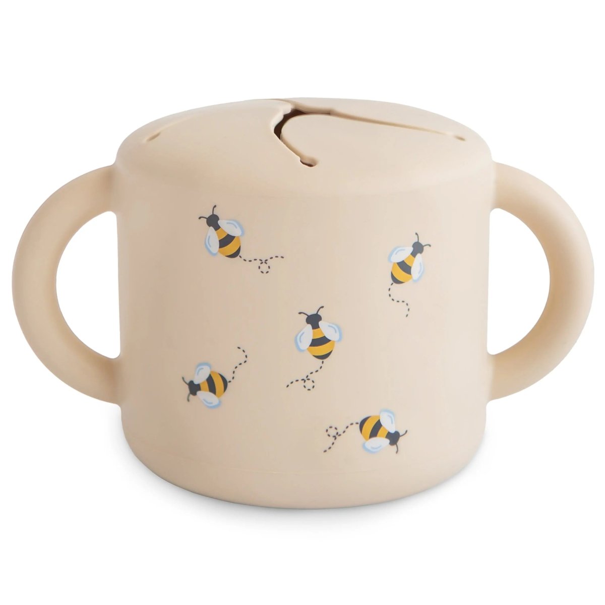 Mushie Silicone Snack Cup with Easy Grip Handles Spill Proof Design for Toddlers - Everetts Place Boutique - 