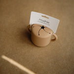 Mushie Silicone Snack Cup with Easy Grip Handles Spill Proof Design for Toddlers - Everetts Place Boutique - 