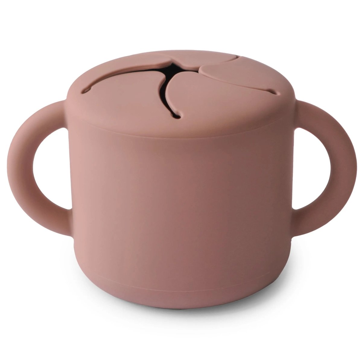 Mushie Silicone Snack Cup with Easy Grip Handles Spill Proof Design for Toddlers - Everetts Place Boutique - 