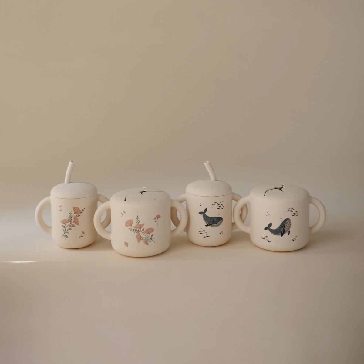 Mushie Silicone Snack Cup with Easy Grip Handles Spill Proof Design for Toddlers - Everetts Place Boutique - 