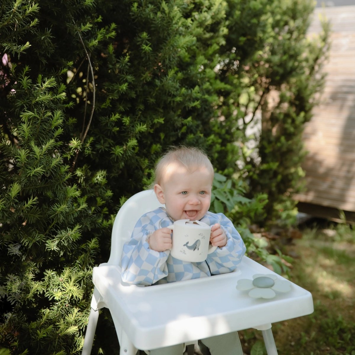 Mushie Silicone Snack Cup with Easy Grip Handles Spill Proof Design for Toddlers - Everetts Place Boutique - 