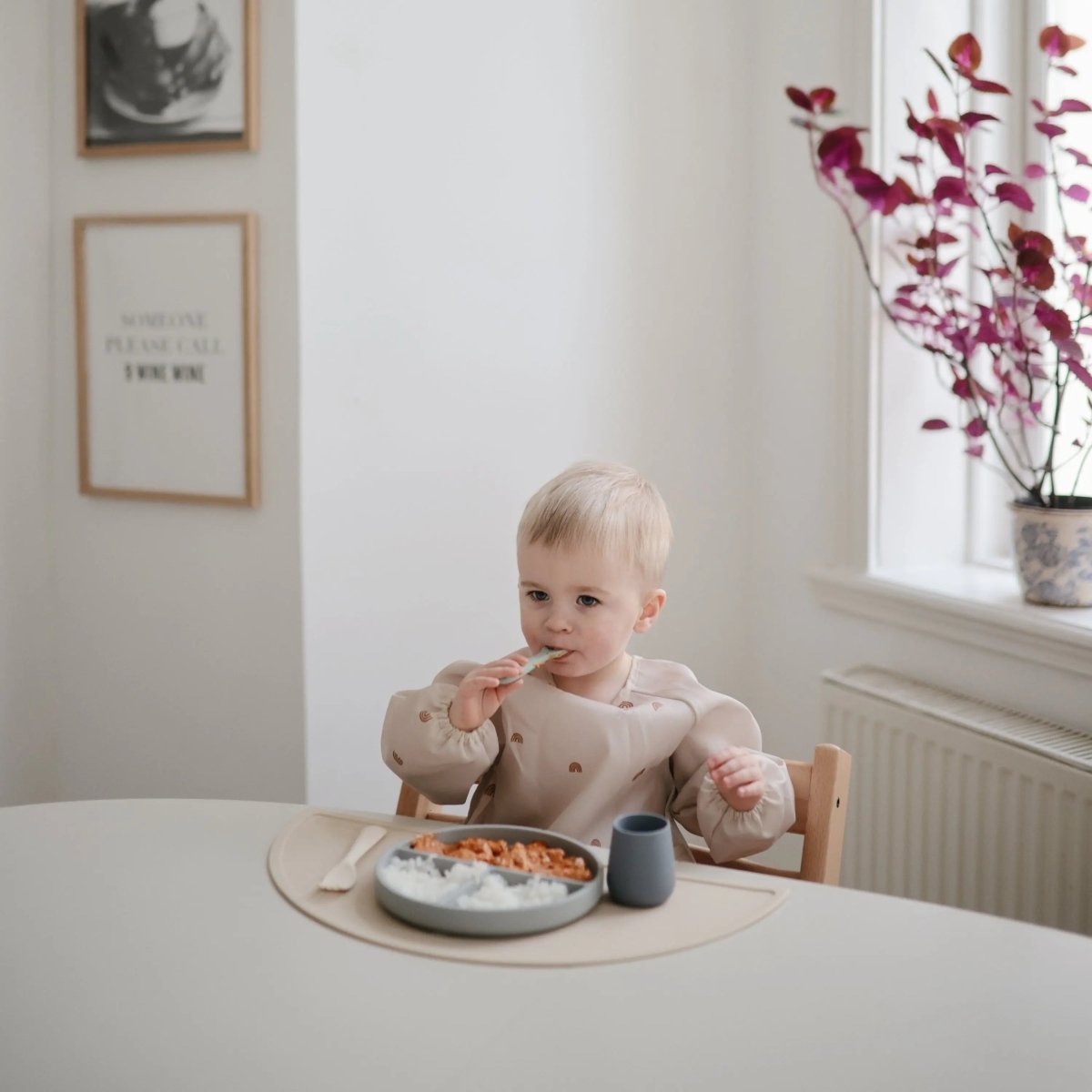 Mushie Silicone Starter Cup for Babies with Ribbed Texture and Weighted Base - Everetts Place Boutique - 