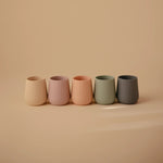 Mushie Silicone Starter Cup for Babies with Ribbed Texture and Weighted Base - Everetts Place Boutique - 