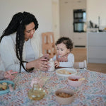 Mushie Silicone Suction Bowl for Kids Food Grade Heat Resistant Safe Feeding - 