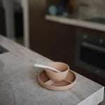 Mushie Silicone Suction Bowl for Kids Food Grade Heat Resistant Safe Feeding - 