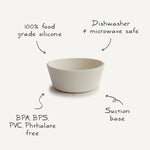 Mushie Silicone Suction Bowl - 