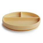 Mushie Silicone Suction Plate for Babies Food Grade Safe Design Minimizes Spills - Everetts Place Boutique - 