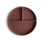 Mushie Silicone Suction Plate for Babies Food Grade Safe Design Minimizes Spills - Everetts Place Boutique - 