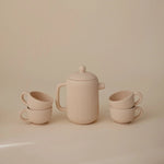Mushie Silicone Tea Play Set for Kids with Teapot and Three Tea Cups - Everetts Place Boutique - 