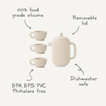 Mushie Silicone Tea Play Set - 