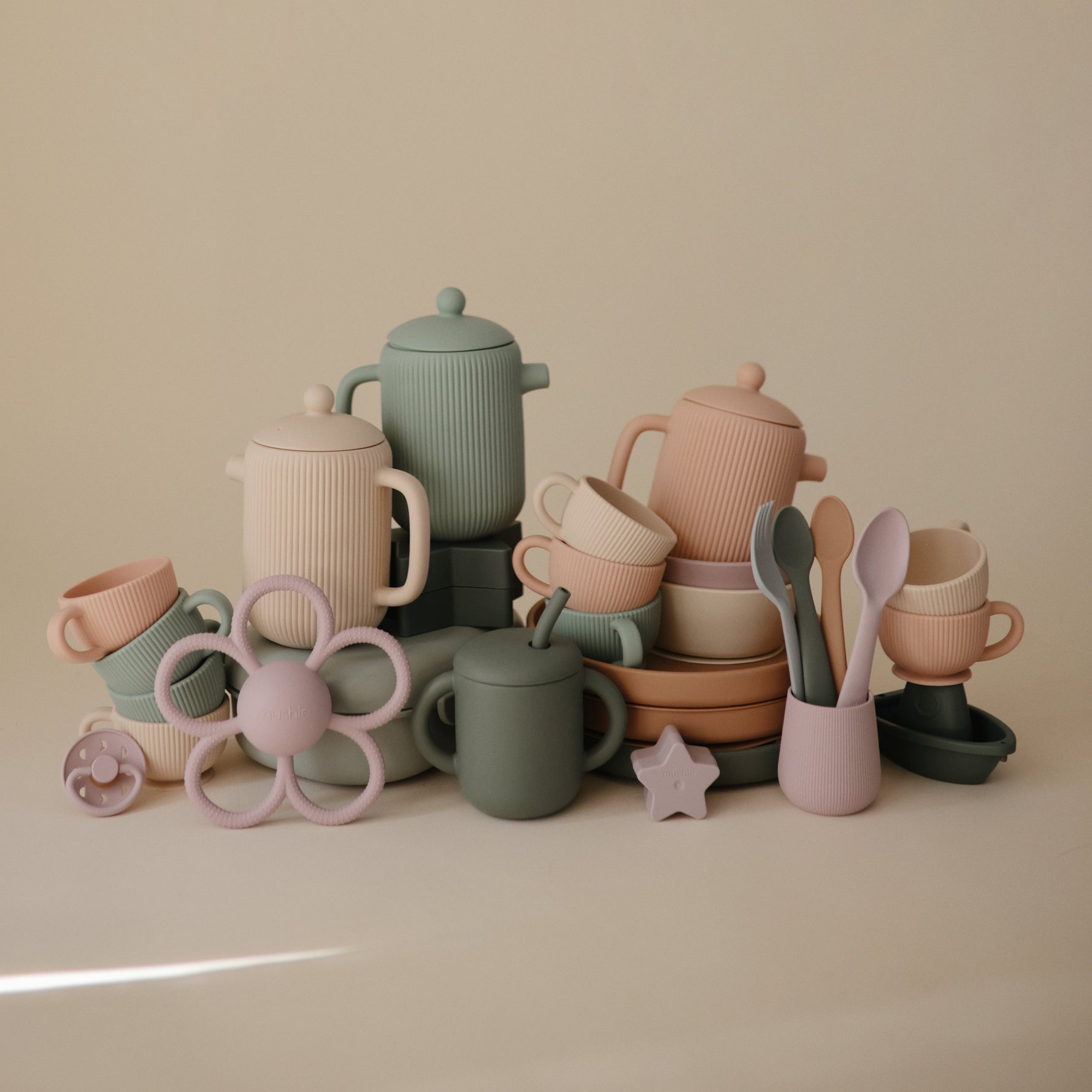 Mushie Silicone Tea Play Set Everetts Place