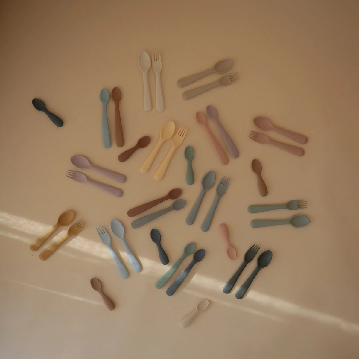 Mushie Silicone Toddler Starter Spoons - 