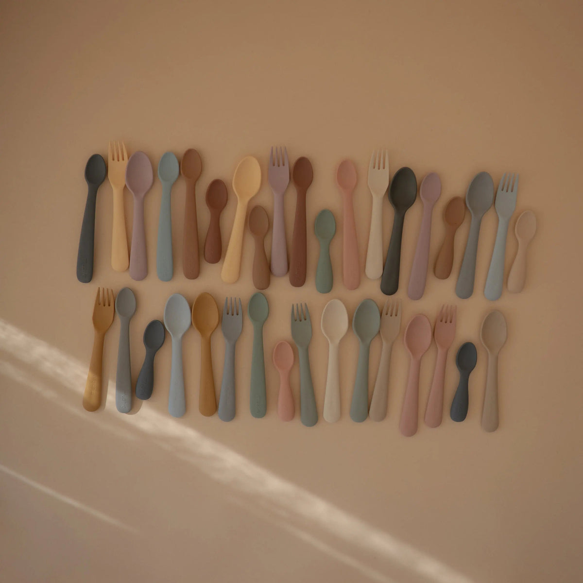 Mushie Silicone Toddler Starter Spoons - 