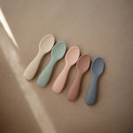 Mushie Silicone Toddler Starter Spoons - 