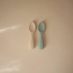 Mushie Silicone Toddler Starter Spoons - 