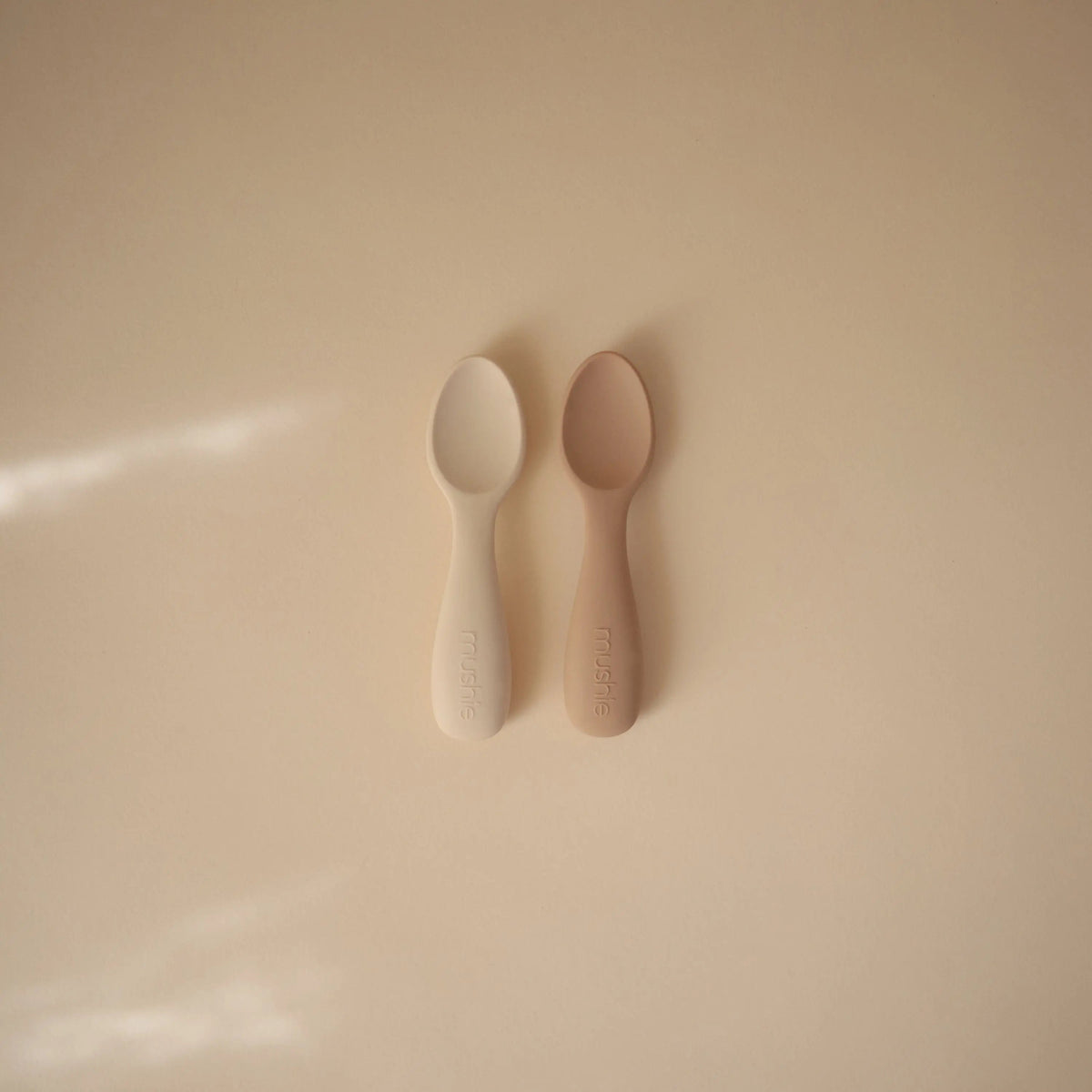 Mushie Silicone Toddler Starter Spoons - 