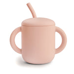 Mushie Silicone Training Cup + Straw