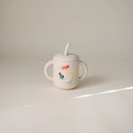 Mushie Silicone Training Cup + Straw - 