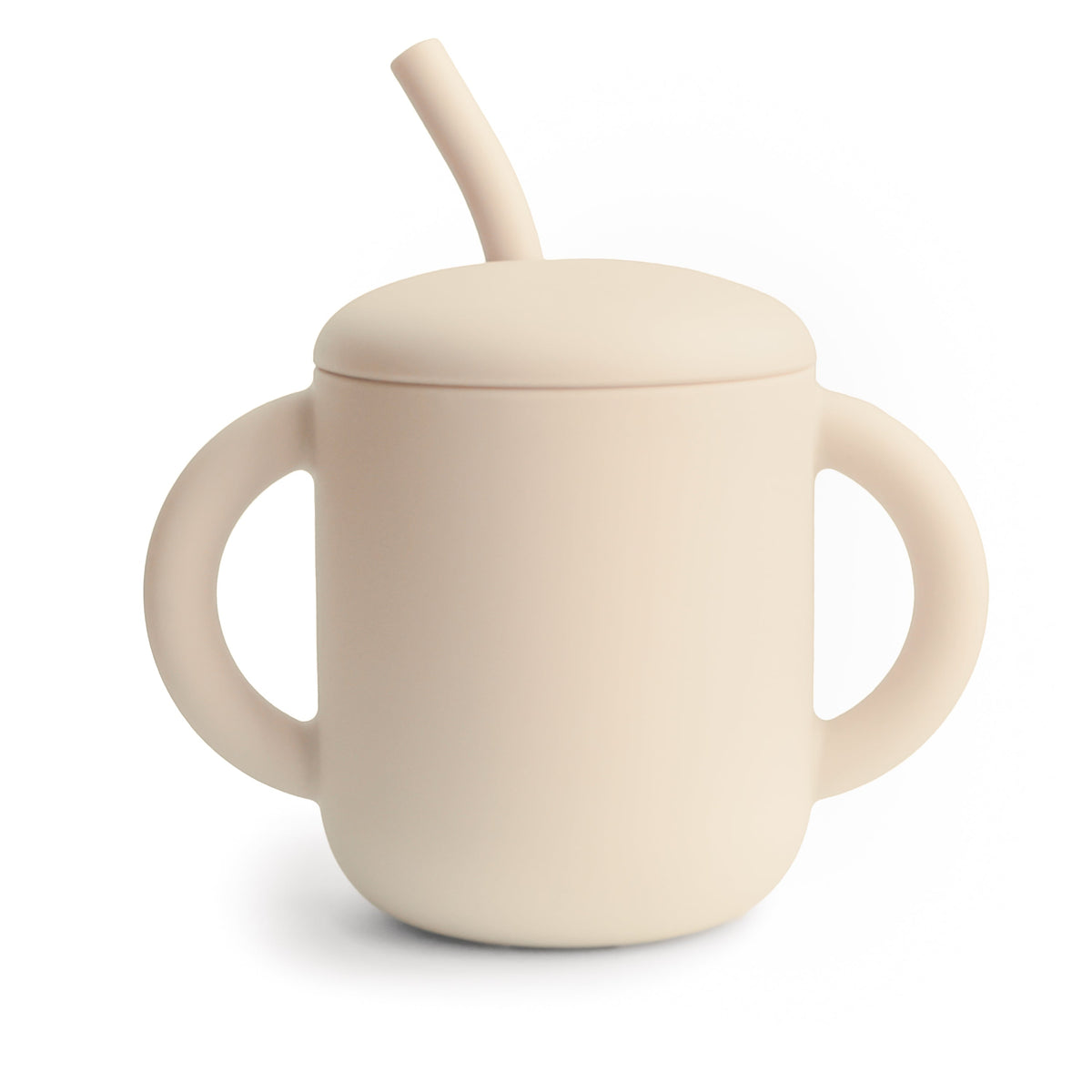 Mushie Silicone Training Cup + Straw