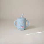 Mushie Silicone Training Cup + Straw - 