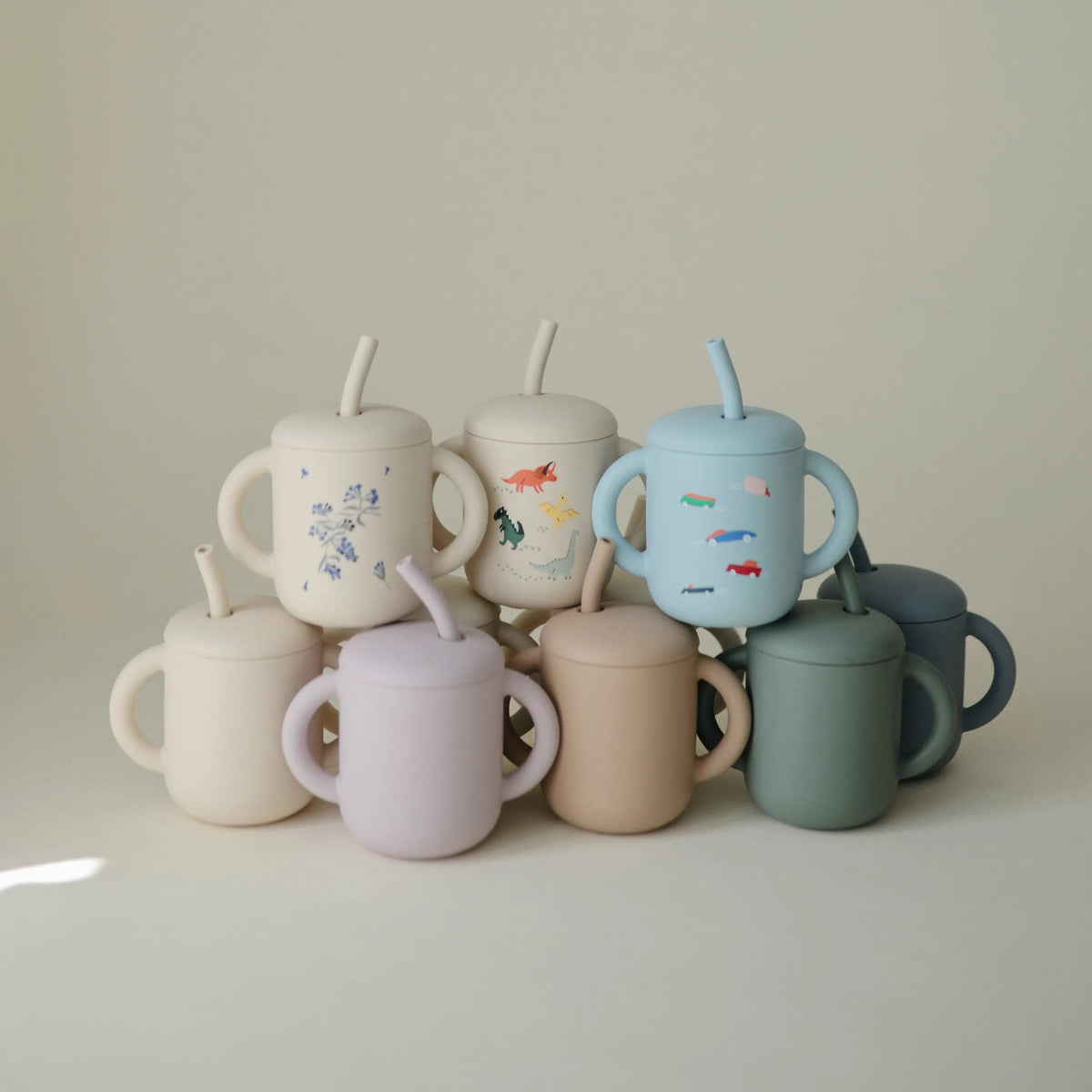 Mushie Silicone Training Cup + Straw - 