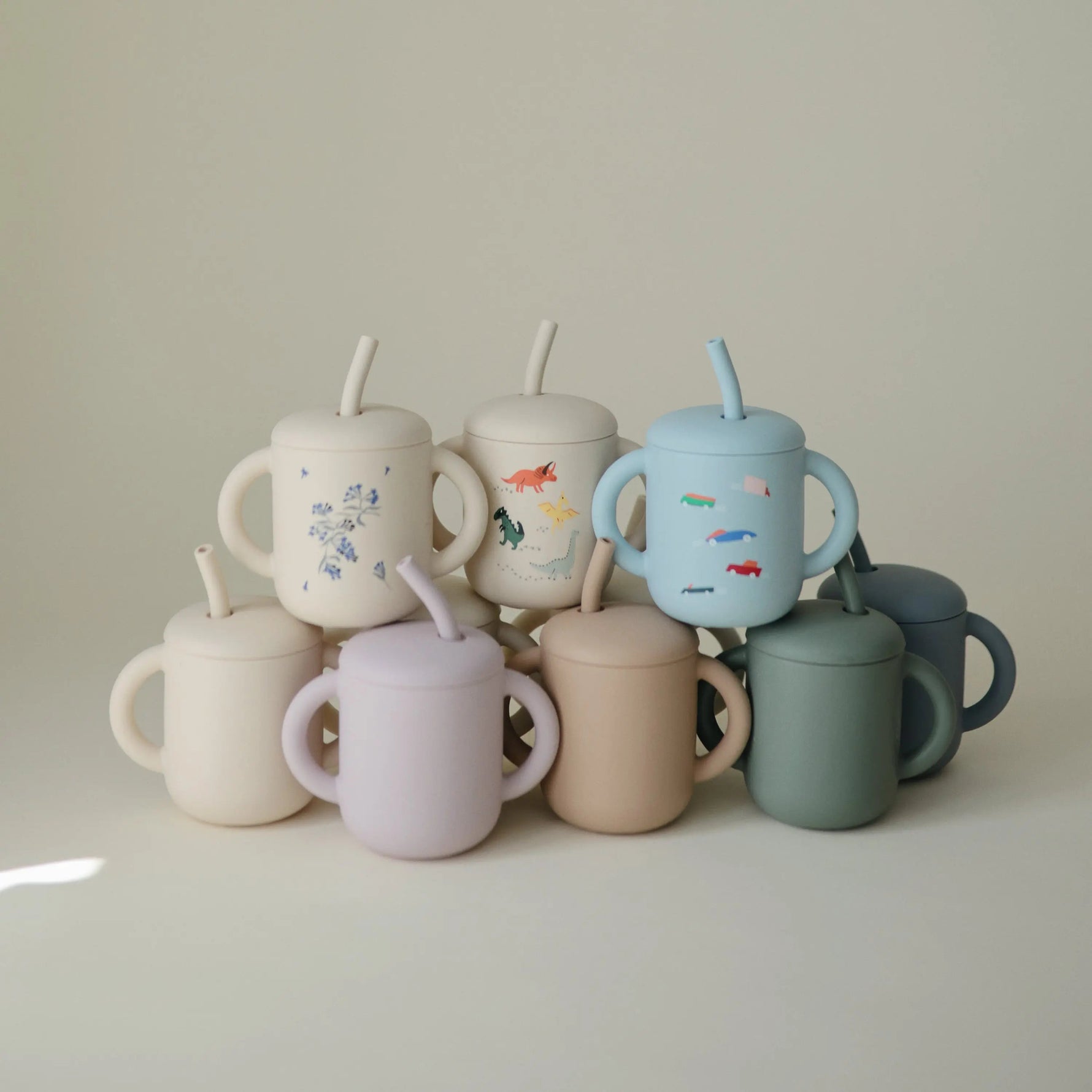 Mushie Silicone Training Cup + Straw - 