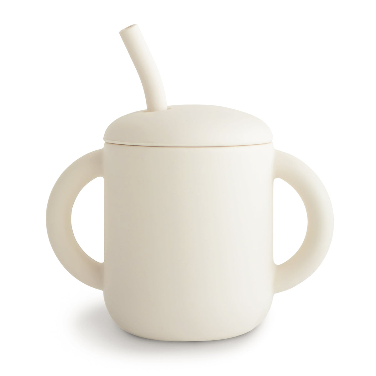 Mushie Silicone Training Cup + Straw