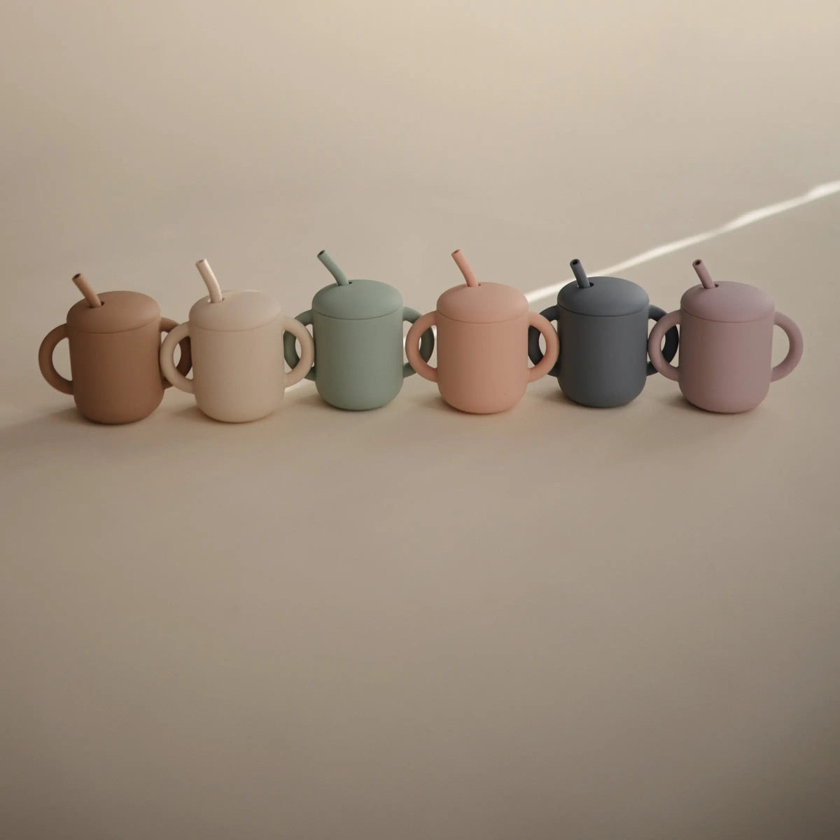 Mushie Silicone Training Cup + Straw - 