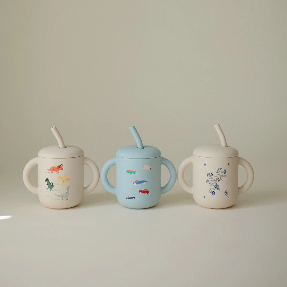 Mushie Silicone Training Cup + Straw - 